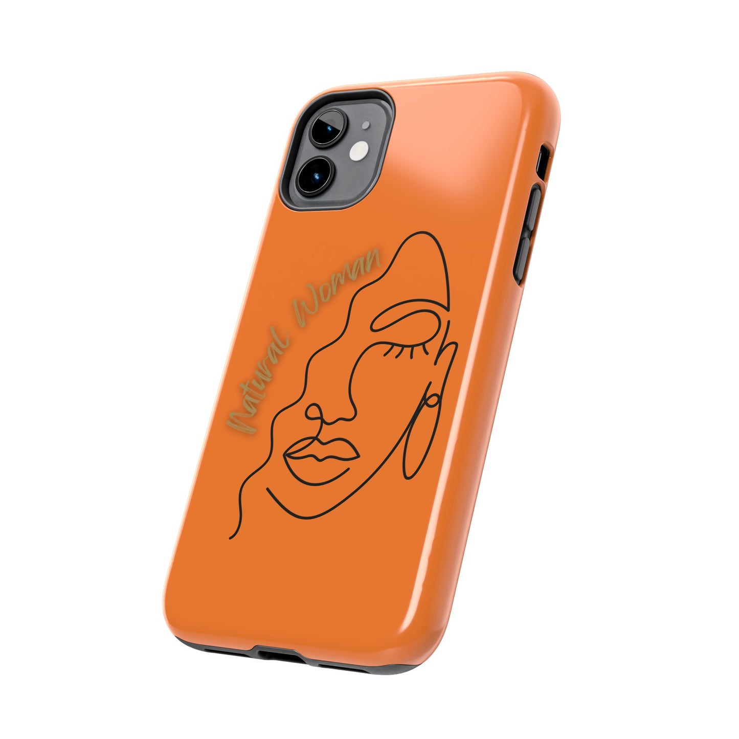 Natural Woman Half Face (BL)Tough Phone Case CRUSTA