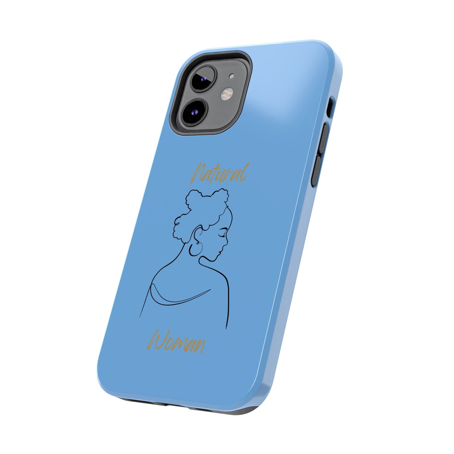 Natural Woman Twists (BL) Tough Phone Cases LIGHT BLUE