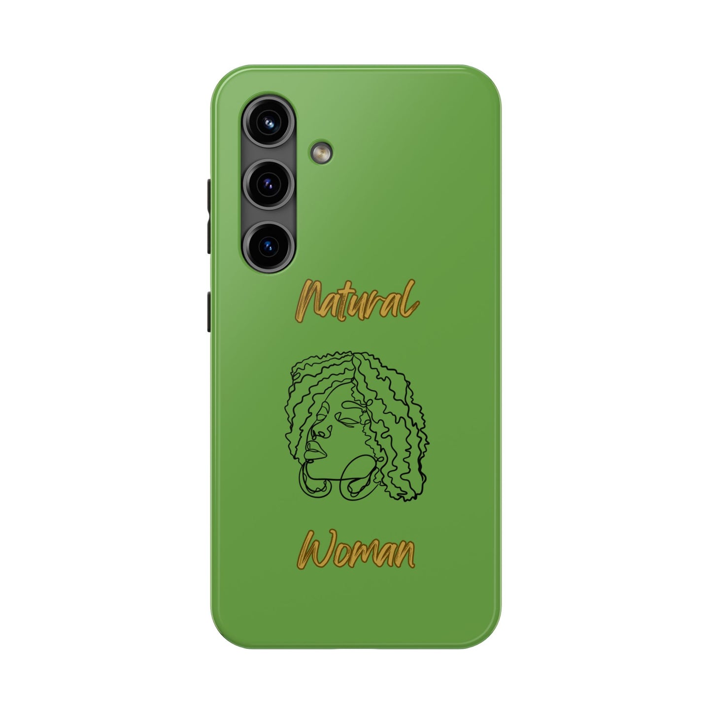 Natural Woman Naturally Me (BL)Tough Phone Cases GREEN
