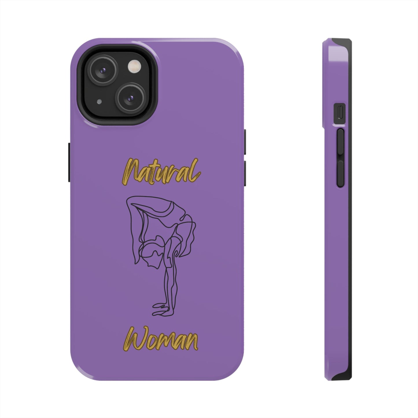 Natural Woman Flexible (BL)Tough Phone Cases LIGHT PURPLE