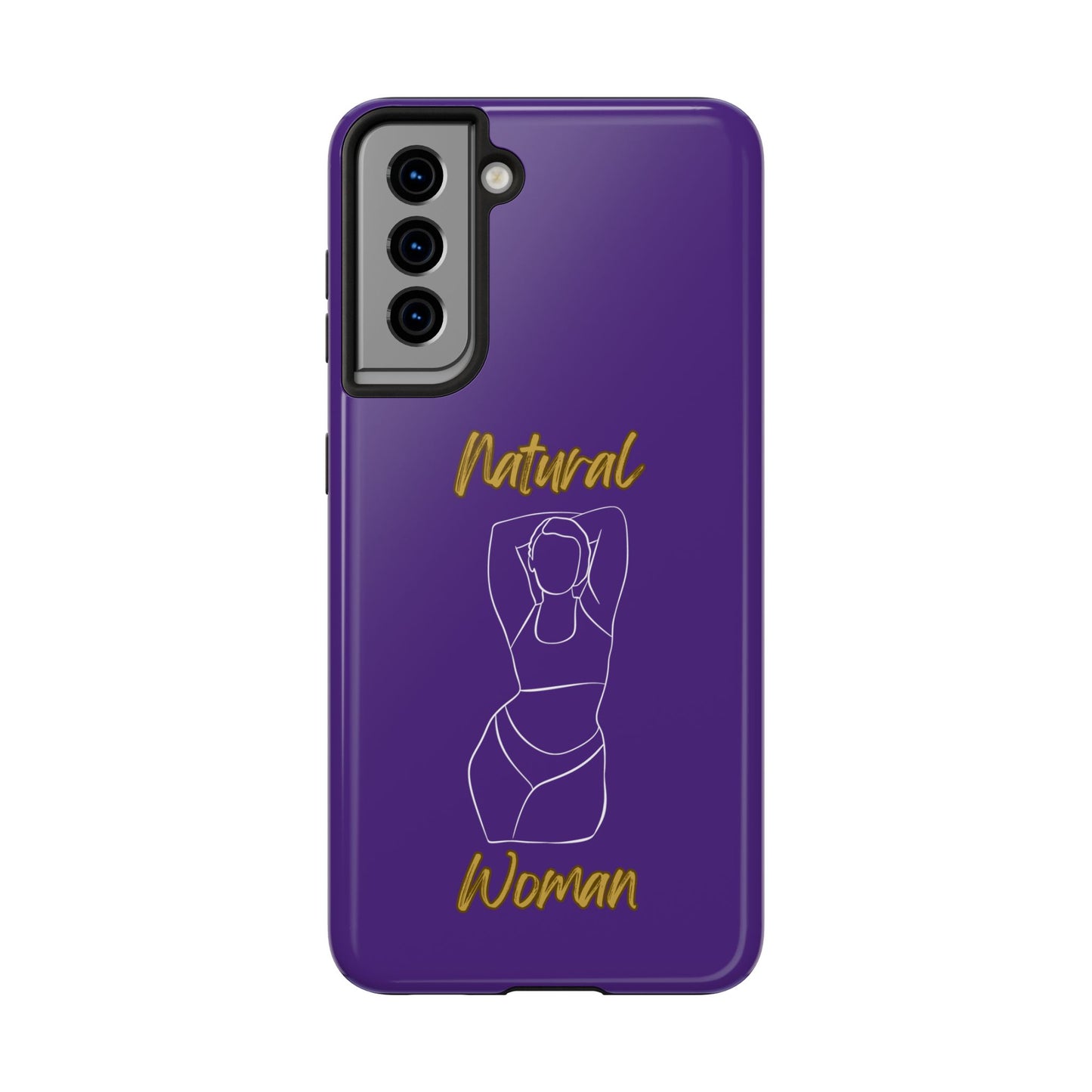 Natural Woman I Love Me (WL)Tough Phone Cases PURPLE