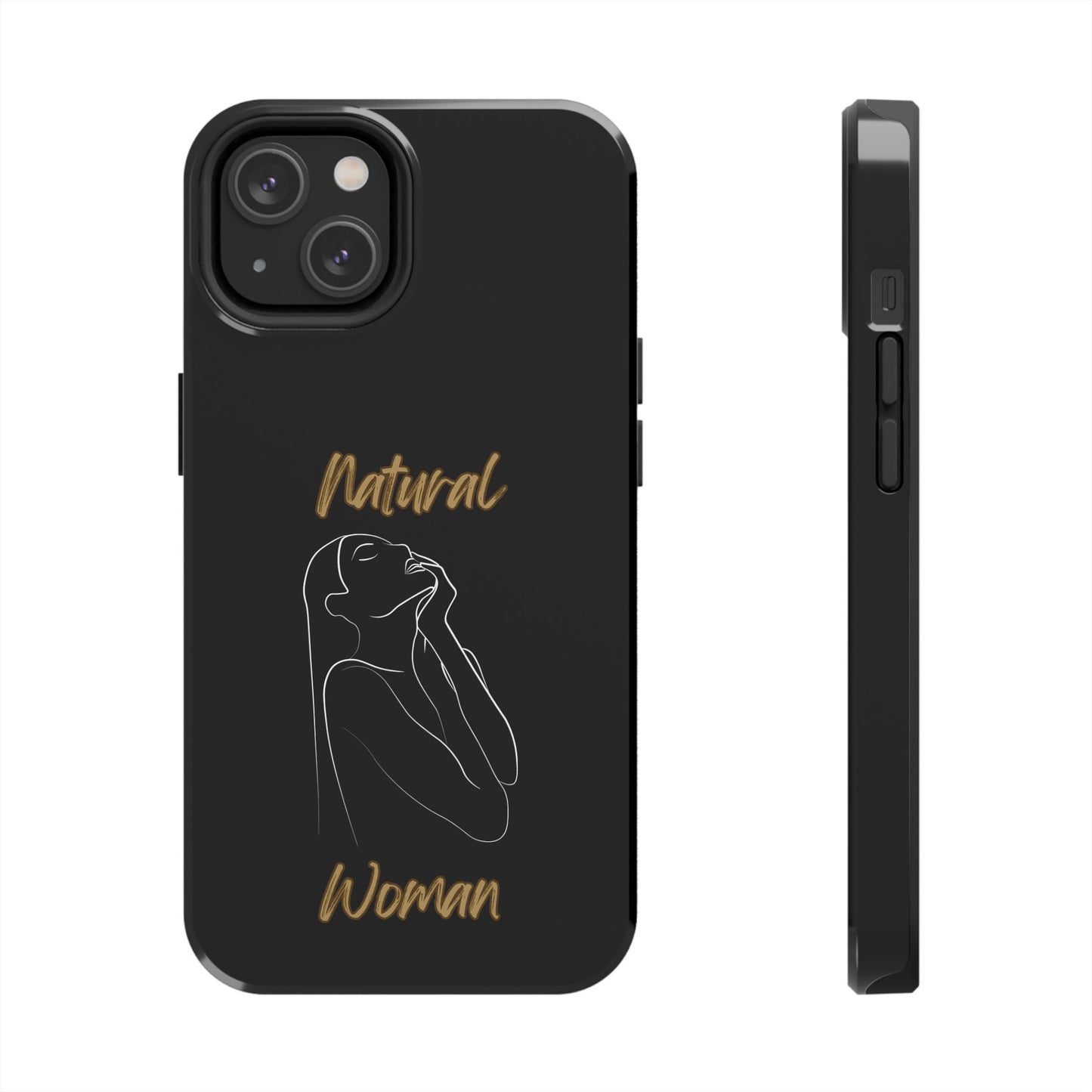 Natural Woman Thank You (WL) Tough Phone Cases BLACK