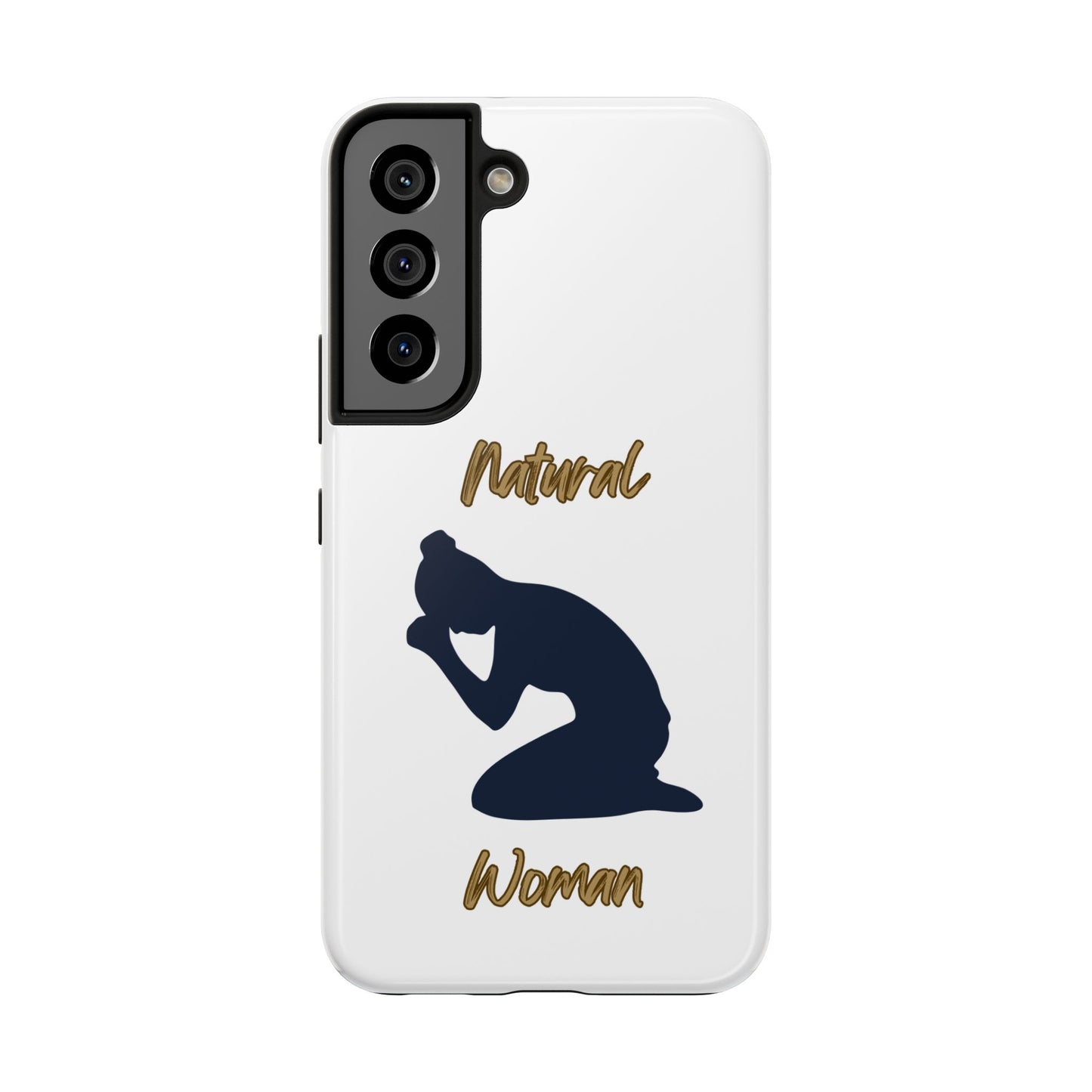 Natural Woman Pray (BL)Tough Phone Cases WHITE