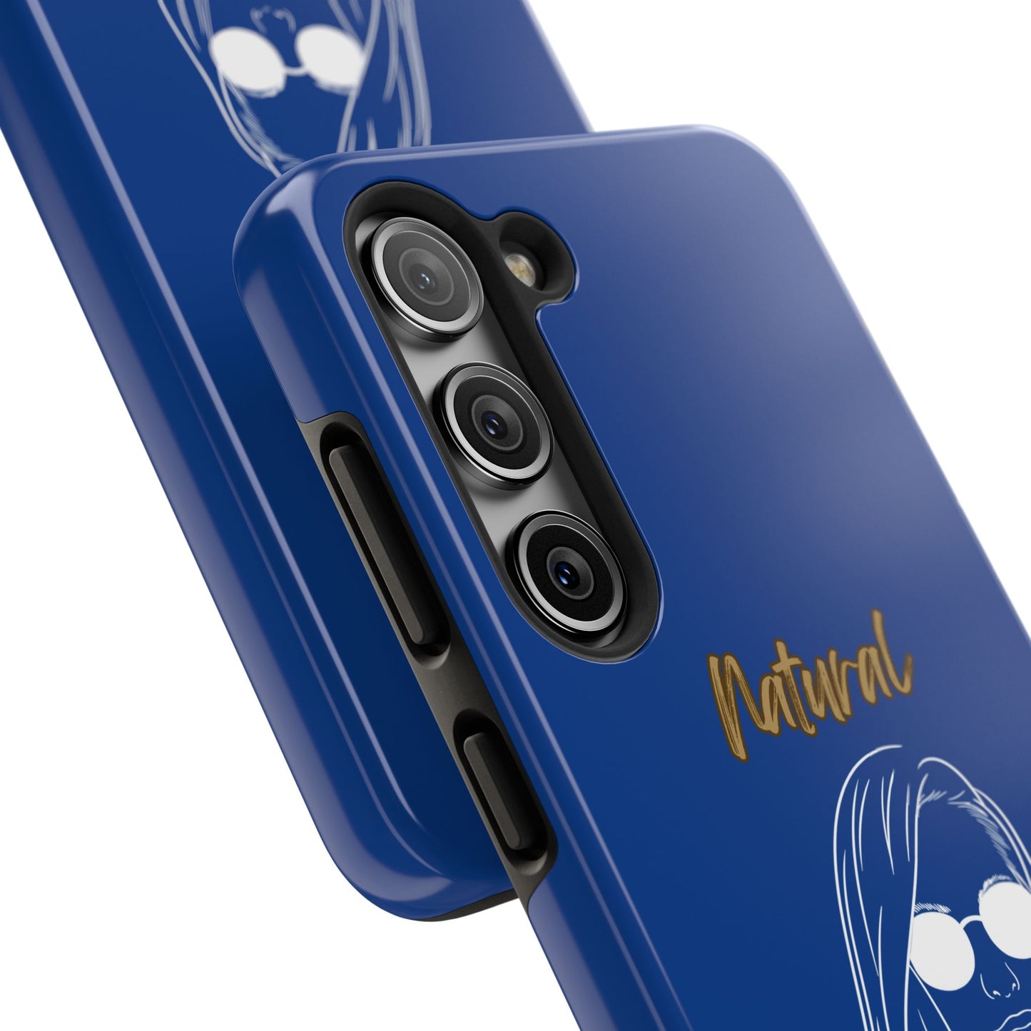 Natural Woman Shades (WL)Tough Phone Cases DARK BLUE