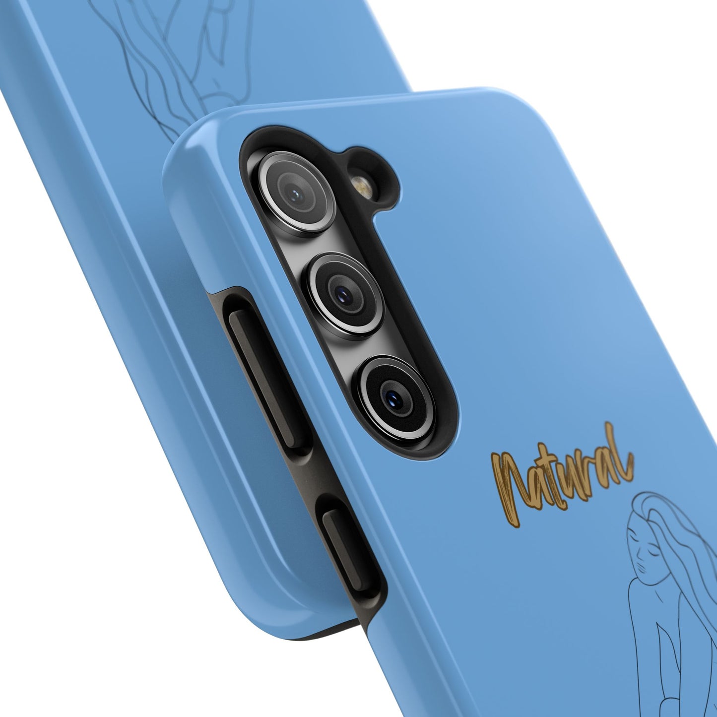Natural Woman Beauty (BL) Tough Phone Cases LIGHT BLUE