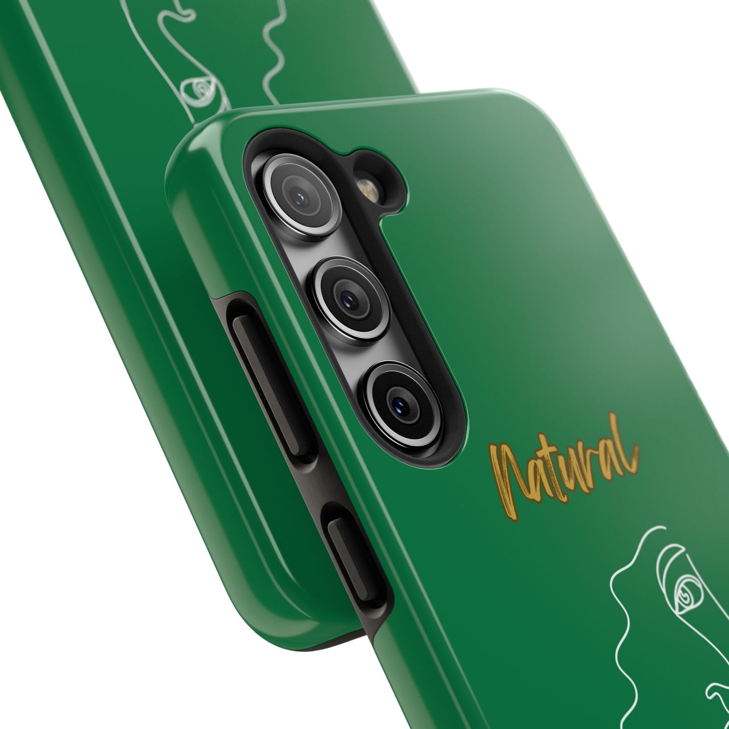Natural Woman Peekaboo (WL)Tough Phone Cases DARK GREEN