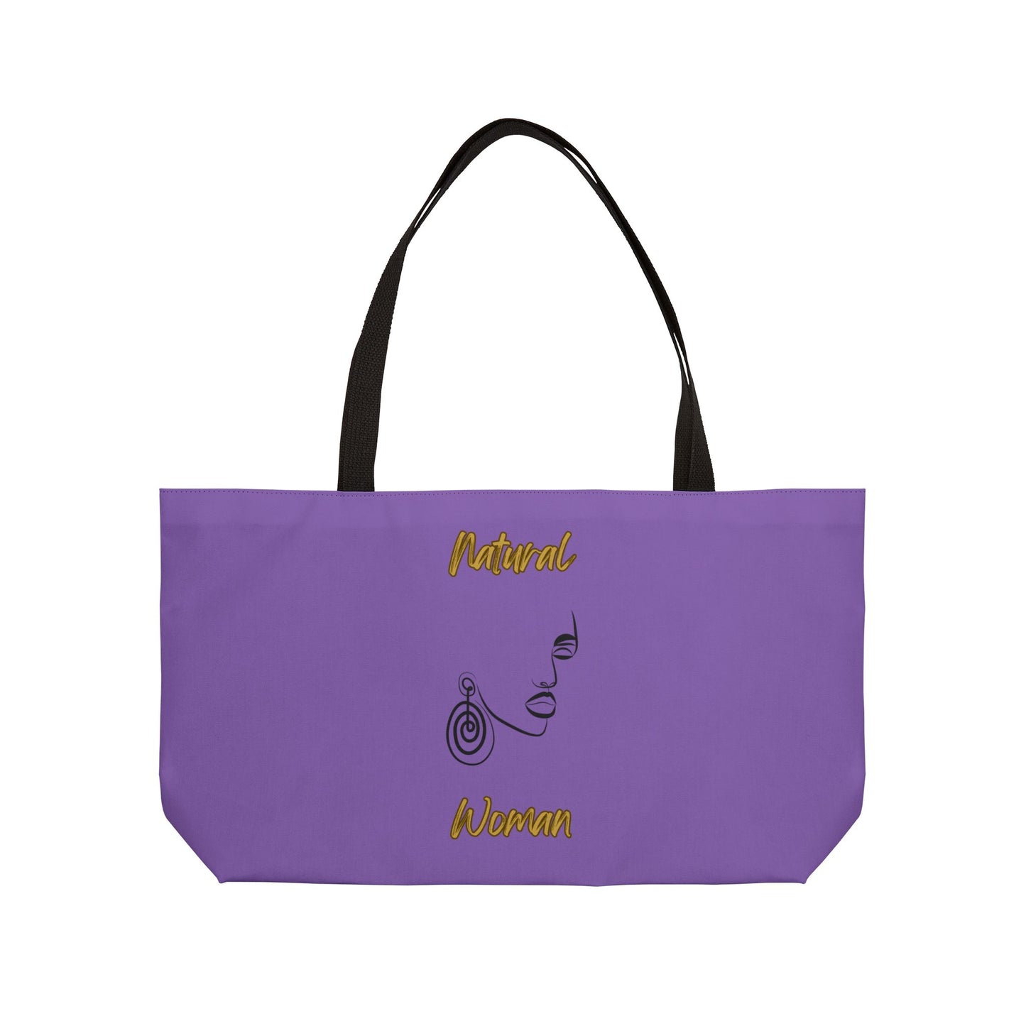 Natural Woman Music In My Soul (BL) Weekender Tote Bag LIGHT PURPLE