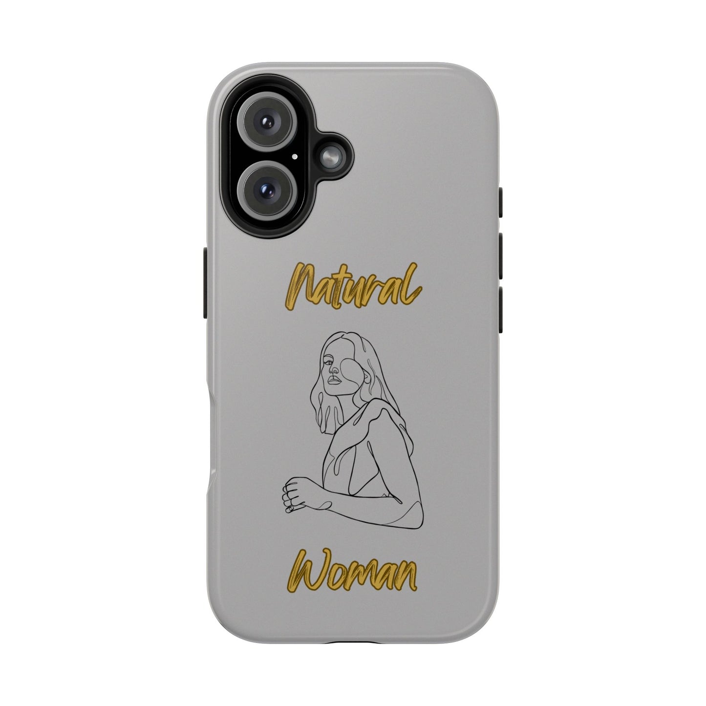Natural Woman Care Free (BL)Tough Phone Cases LIGHT GREY