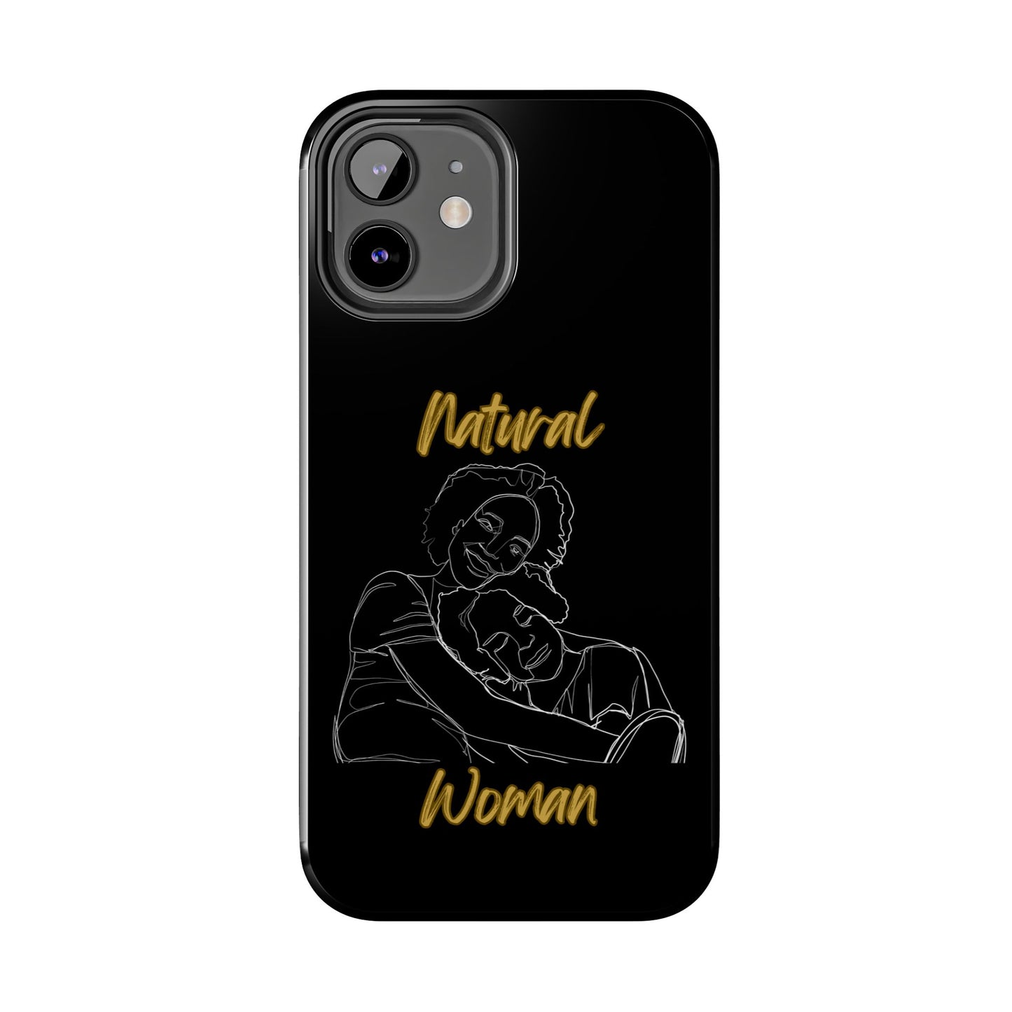 Natural Woman Loving Embrace (WL)Tough Phone Cases BLACK