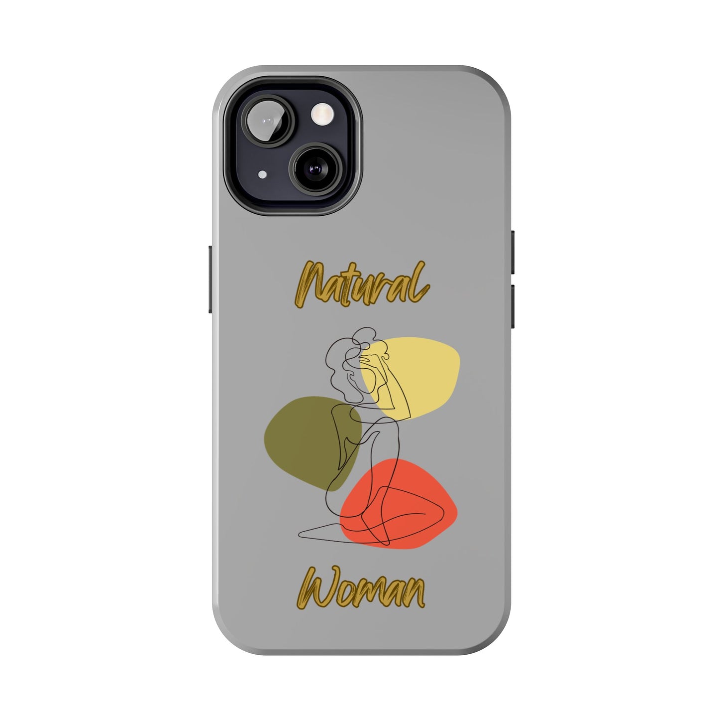 Natural Woman Colorful Pose (BL)Tough Phone Cases LIGHT GREY
