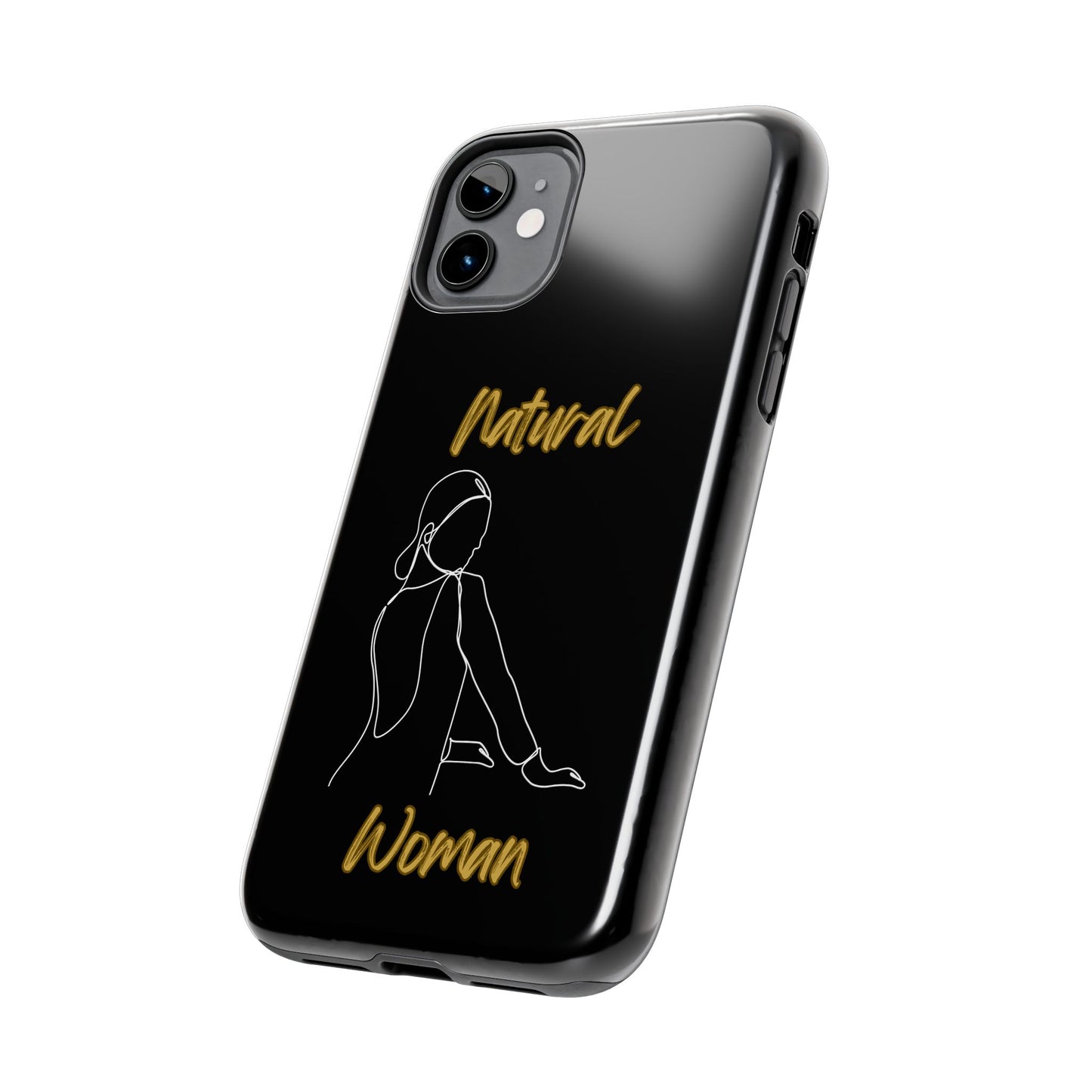 Natural Woman Hands Free (WL)Tough Phone Cases BLACK