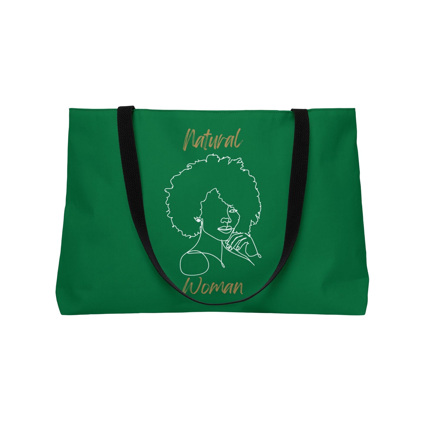 Natural Woman The Look (WL) Weekender Tote Bag DARK GREEN