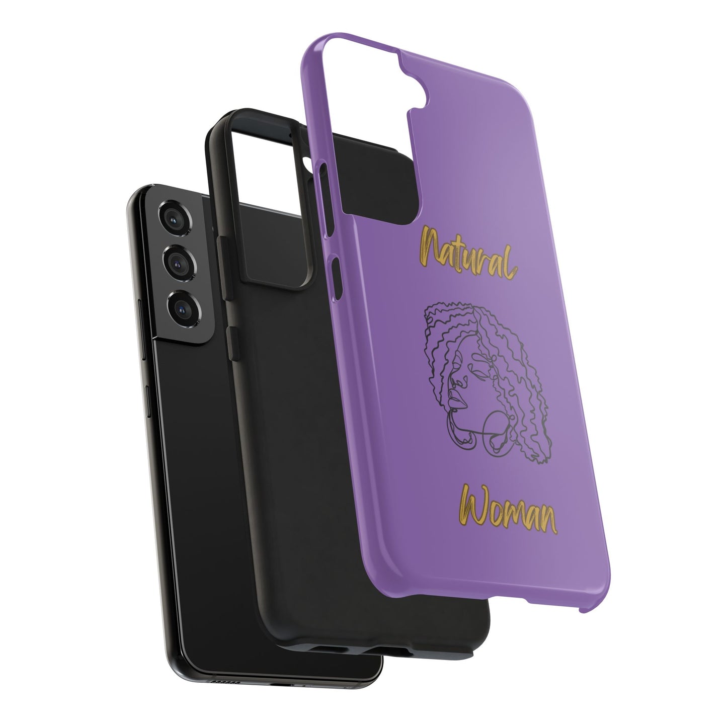 Natural Woman Naturally Me (BL)Tough Phone Cases LIGHT PURPLE