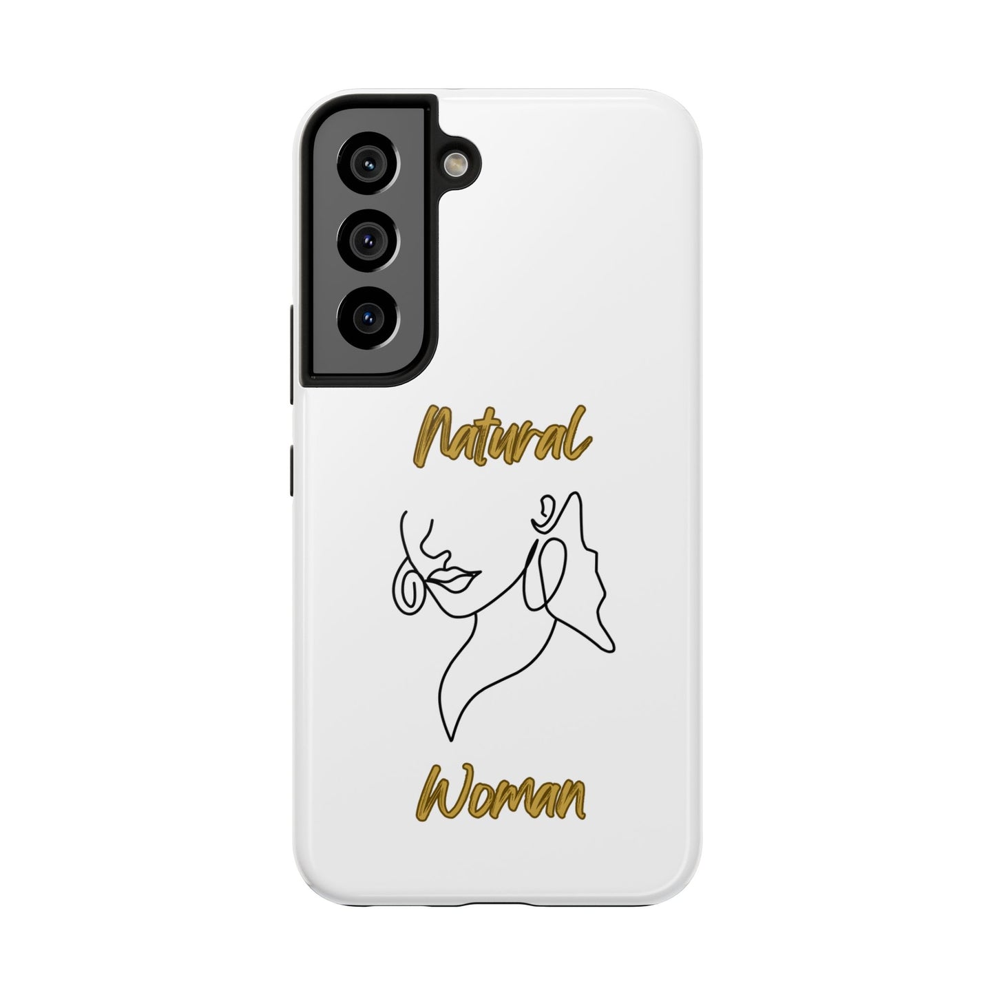 Natural Woman Lips (BL)Tough Phone Cases WHITE