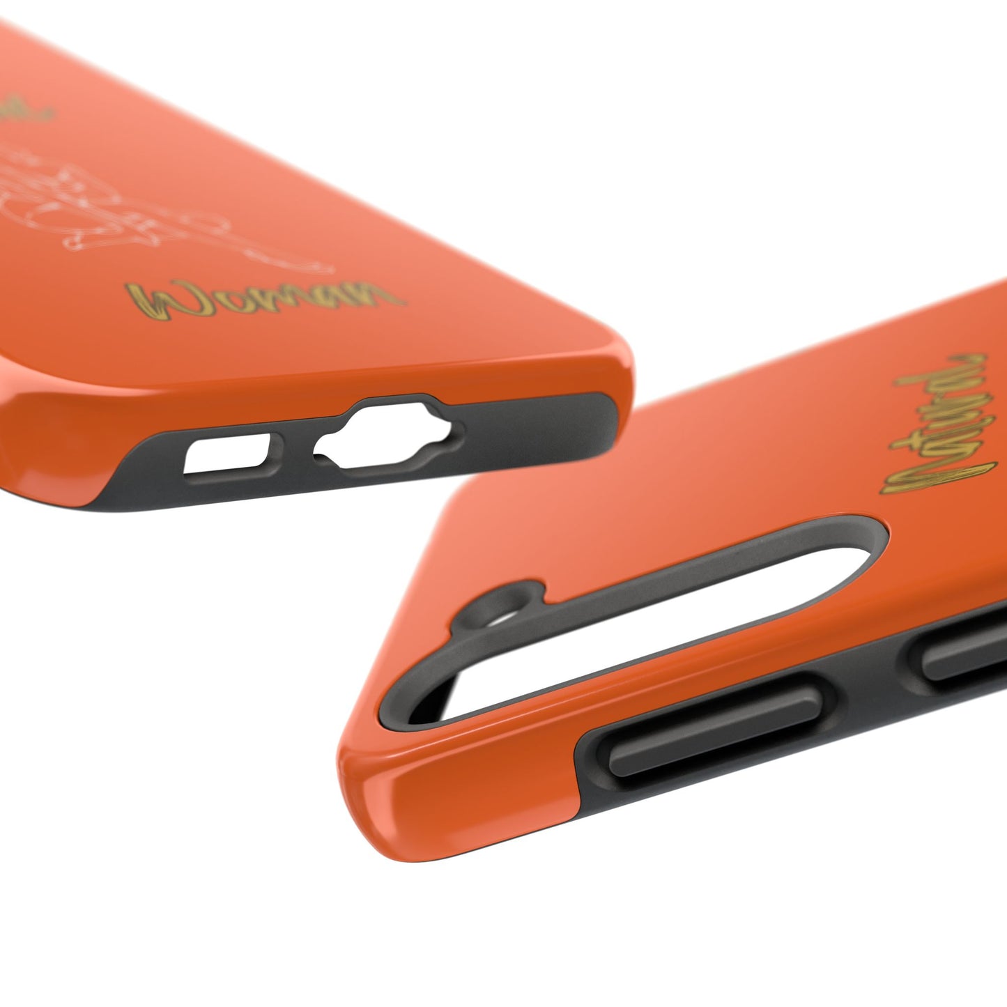 Natural Woman Shoulder Action (WL)Tough Phone Cases ORANGE