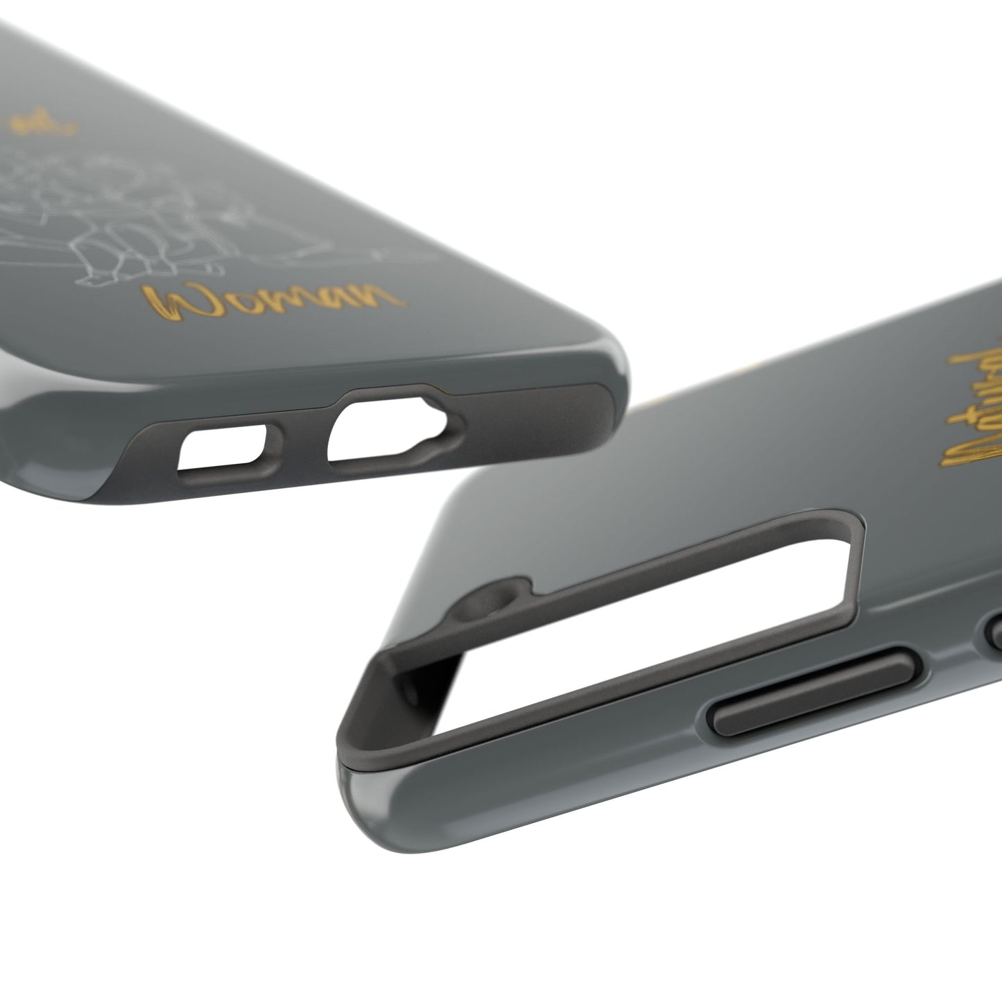 Natural Woman Bear Hugs (WL) Tough Phone Cases DARK GREY