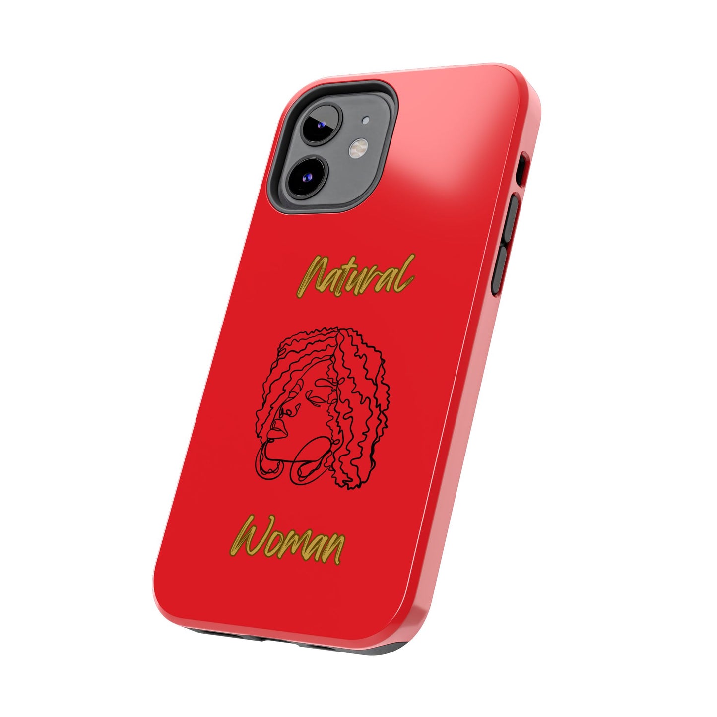 Natural Woman Naturally Me (BL)Tough Phone Cases RED