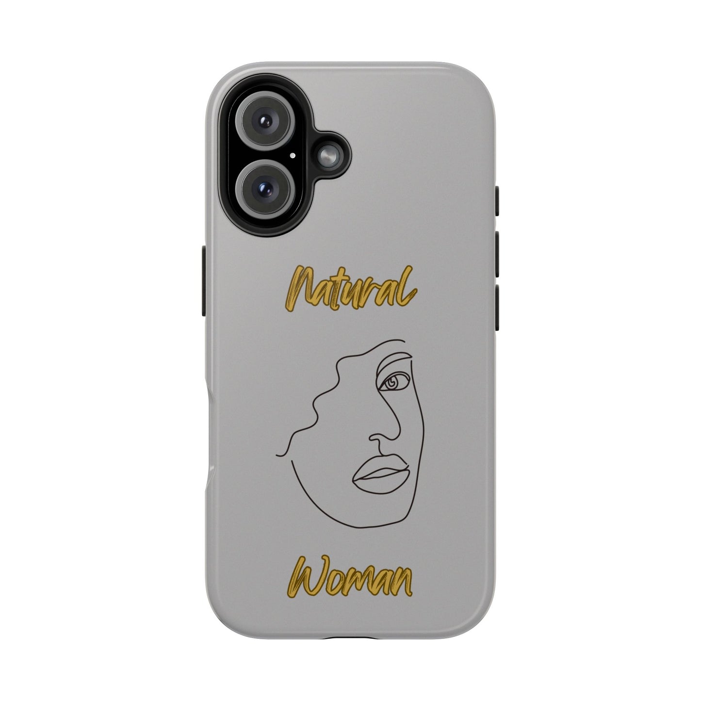 Natural Woman Peekaboo (BL)Tough Phone Cases LIGHT GREY