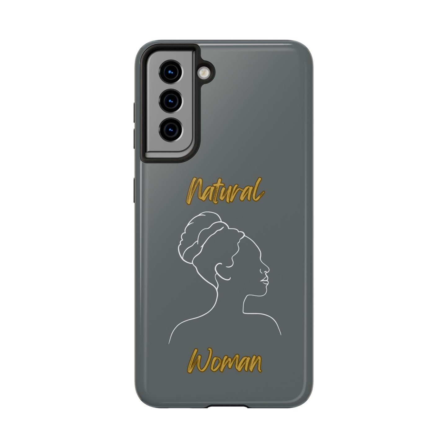 Natural Woman Mixed (WL)Tough Phone Cases DARK GREY