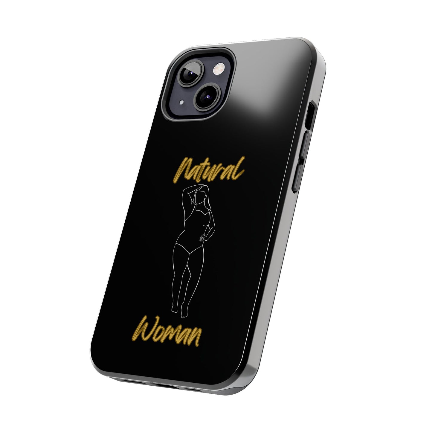 Natural Woman Looking Good (WL)Tough Phone Cases BLACK