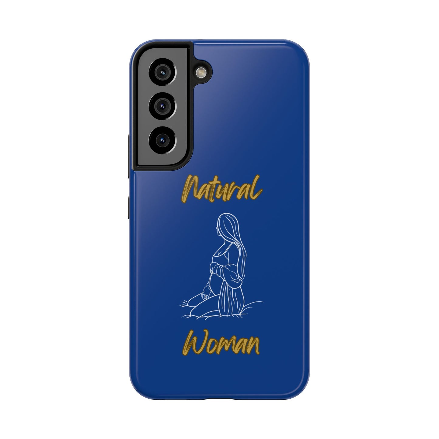 Natural Woman Expecting (WL)Tough Phone Cases DARK BLUE