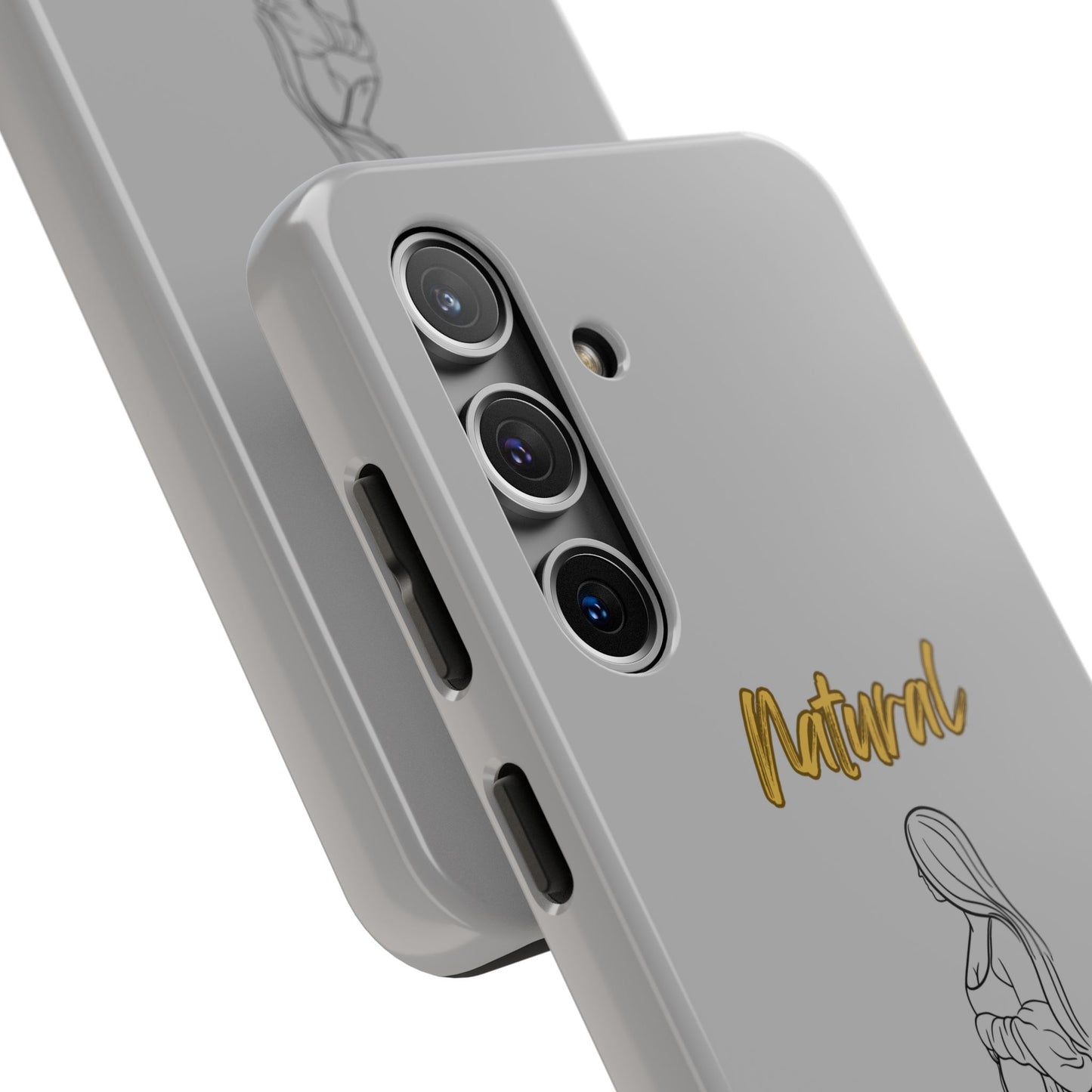 Natural Woman Expecting (BL)Tough Phone Cases LIGHT GREY