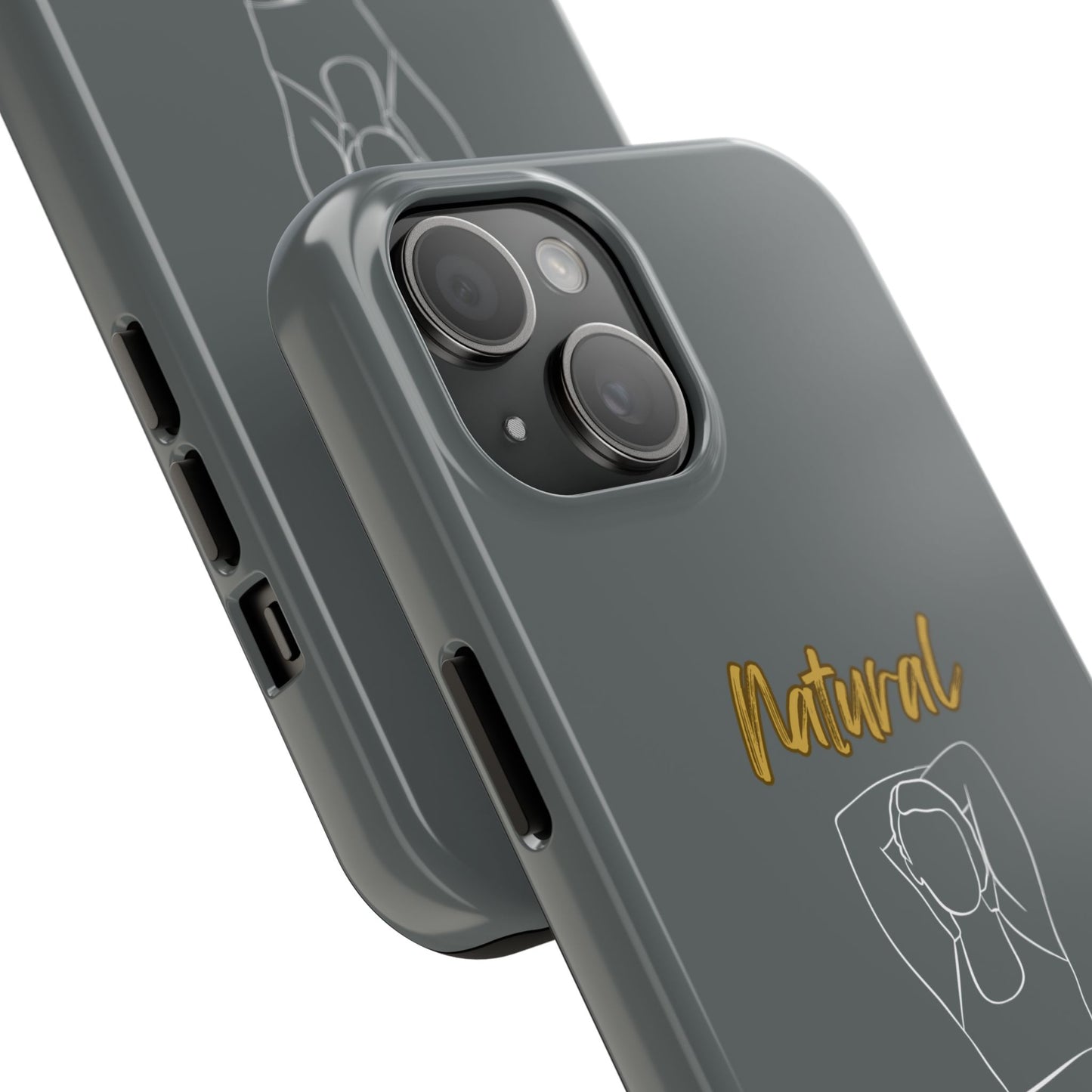 Natural Woman I Love Me (WL)Tough Phone Cases DARK GREY