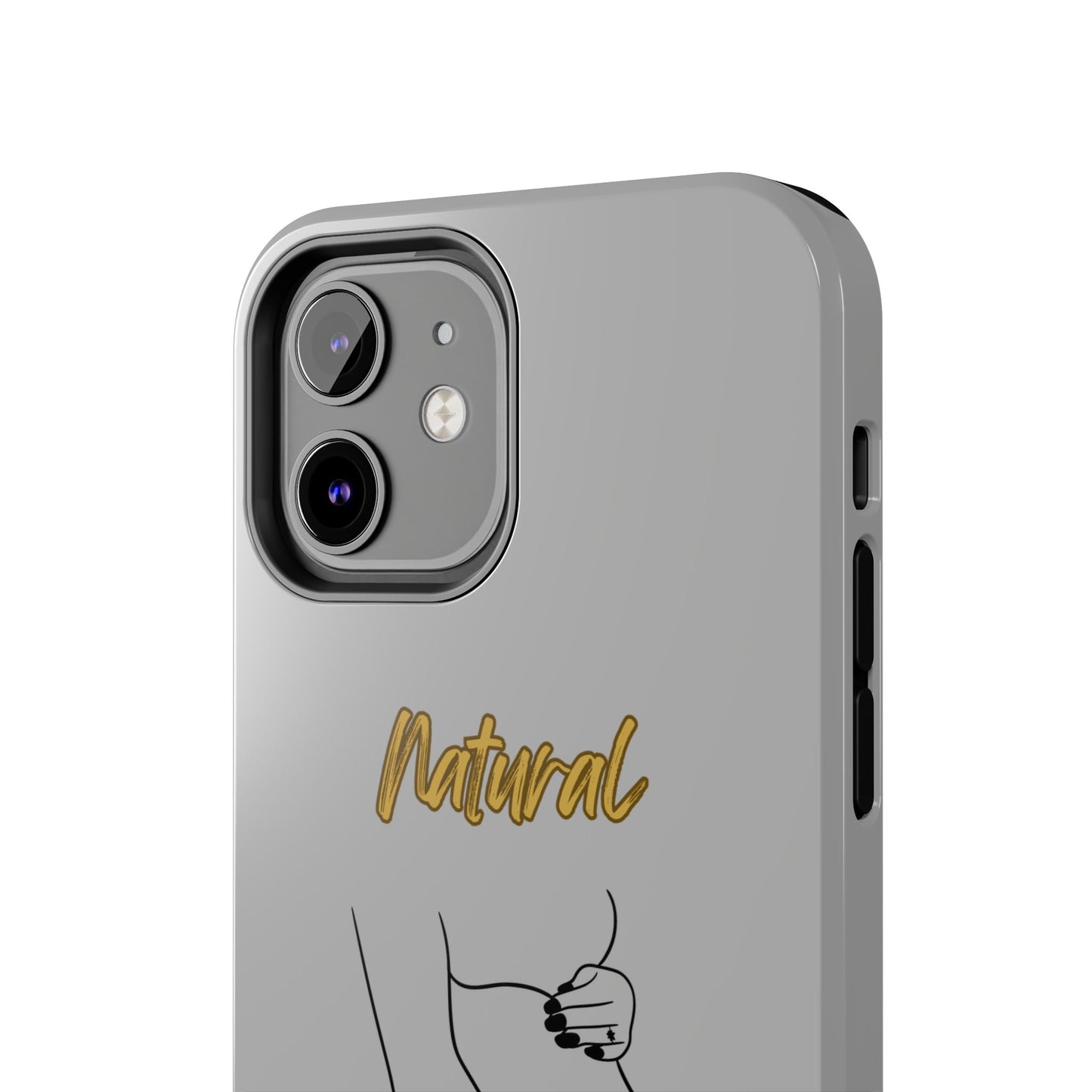 Natural Woman Loved In & Out (BL)Tough Phone Cases LIGHT GREY
