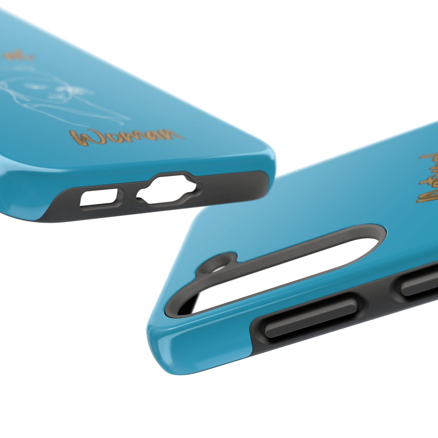 Natural Woman Sassy Bun (WL) Tough Phone Cases TURQUOISE