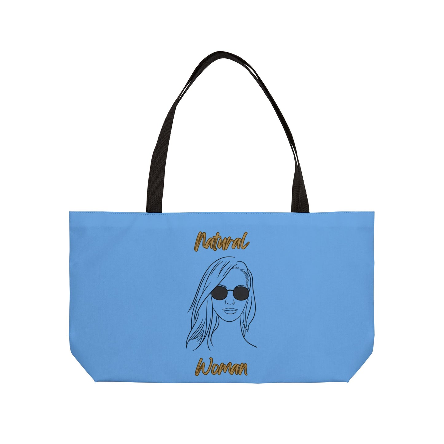 Natural Woman Shades (BL) Weekender Tote Bag LIGHT BLUE