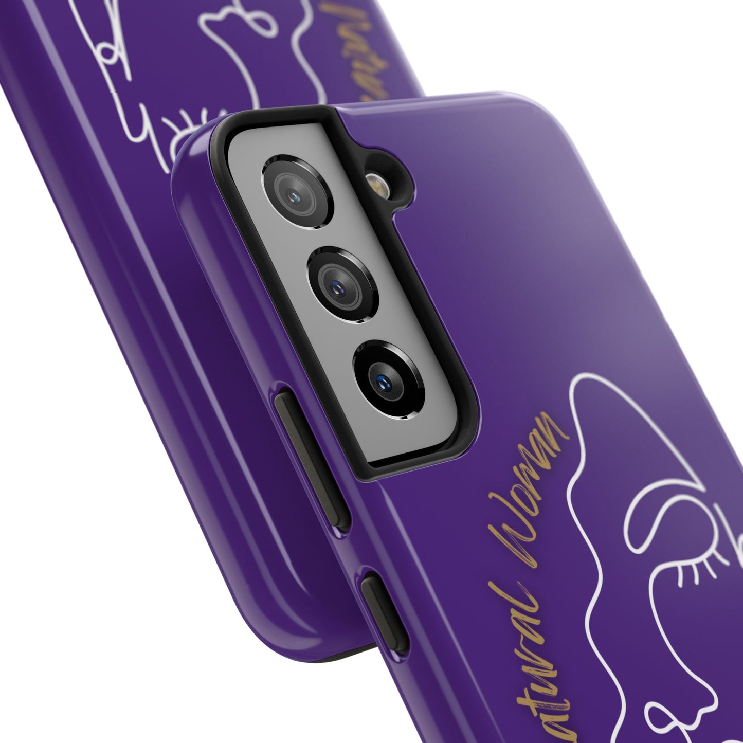 Natural Woman Half Face (WL)Tough Phone Case PURPLE