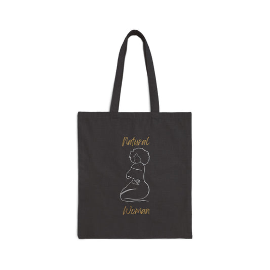 Natural Woman Hug (WL) Canvas Tote Bag