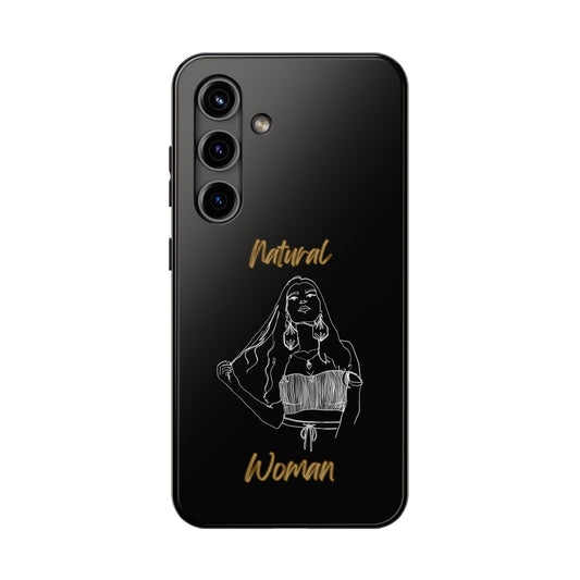 Natural Woman Thinking (WL)Tough Phone Cases BLACK
