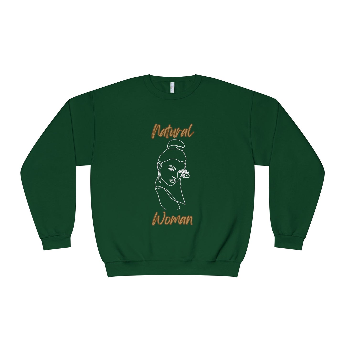 Natural Woman Sassy Bun (WL) Crewneck Sweatshirt