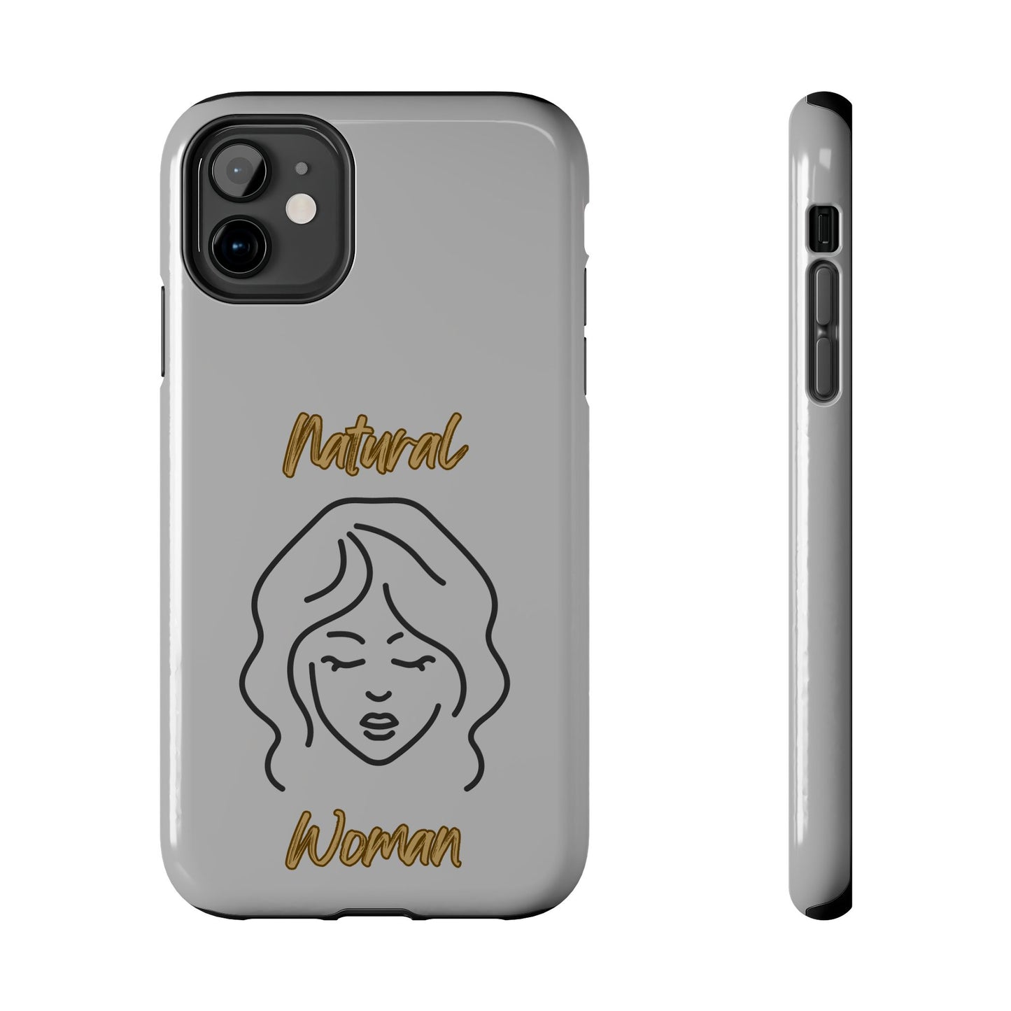 Natural Woman Modest (BL)Tough Phone Cases LIGHT GREY