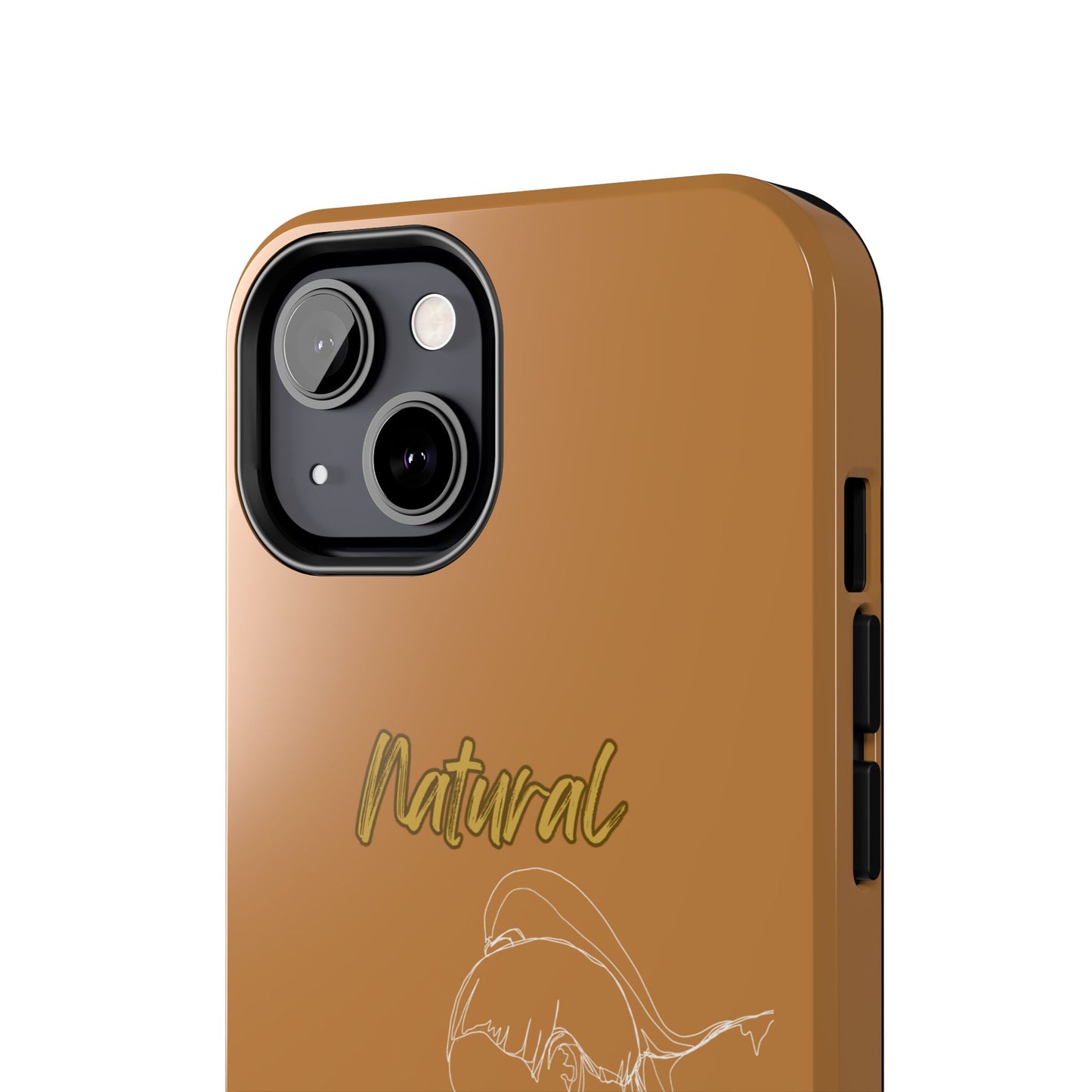 Natural Woman New Life (WL)Tough Phone Cases LIGHT BROWN