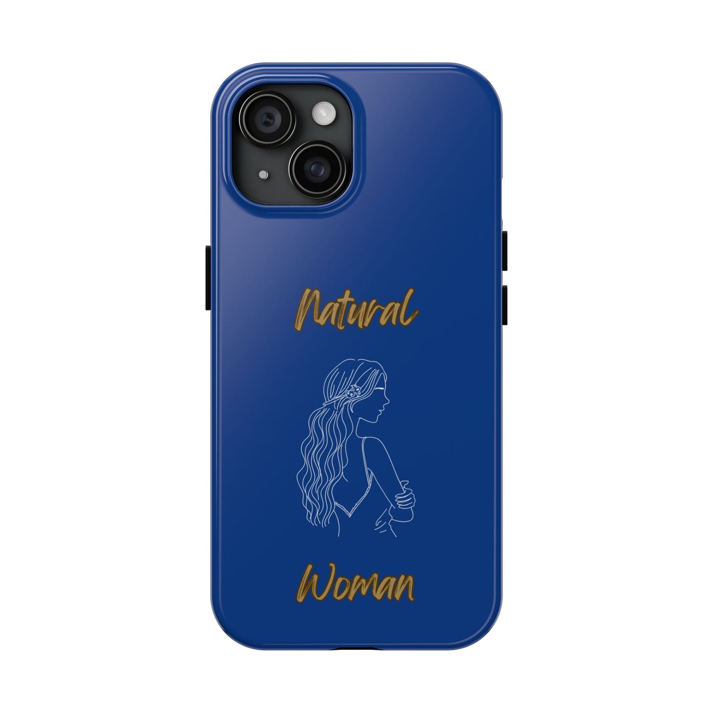 Natural Woman Young Woman (WL)Tough Phone Cases DARK BLUE