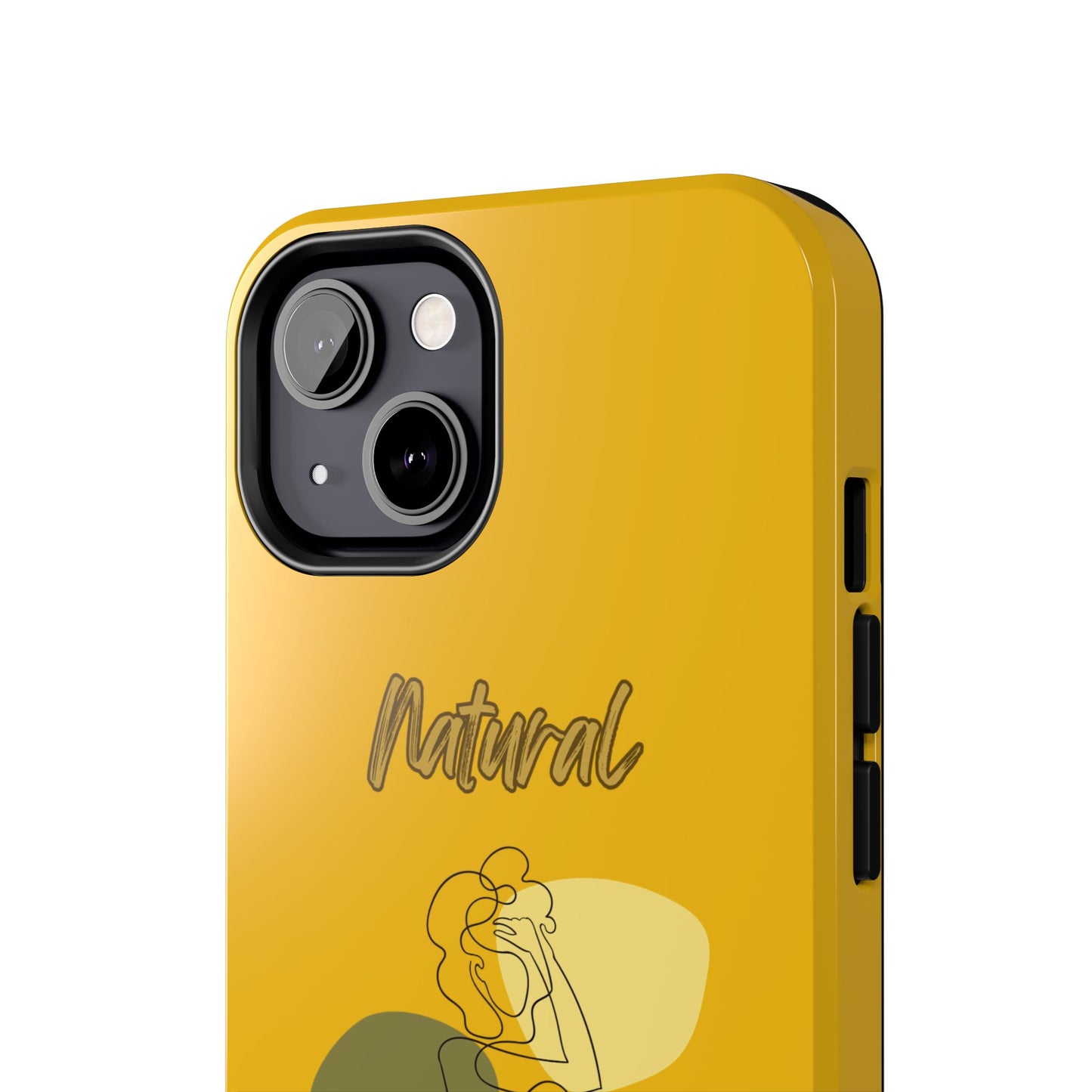 Natural Woman Colorful Pose (BL)Tough Phone Cases YELLOW