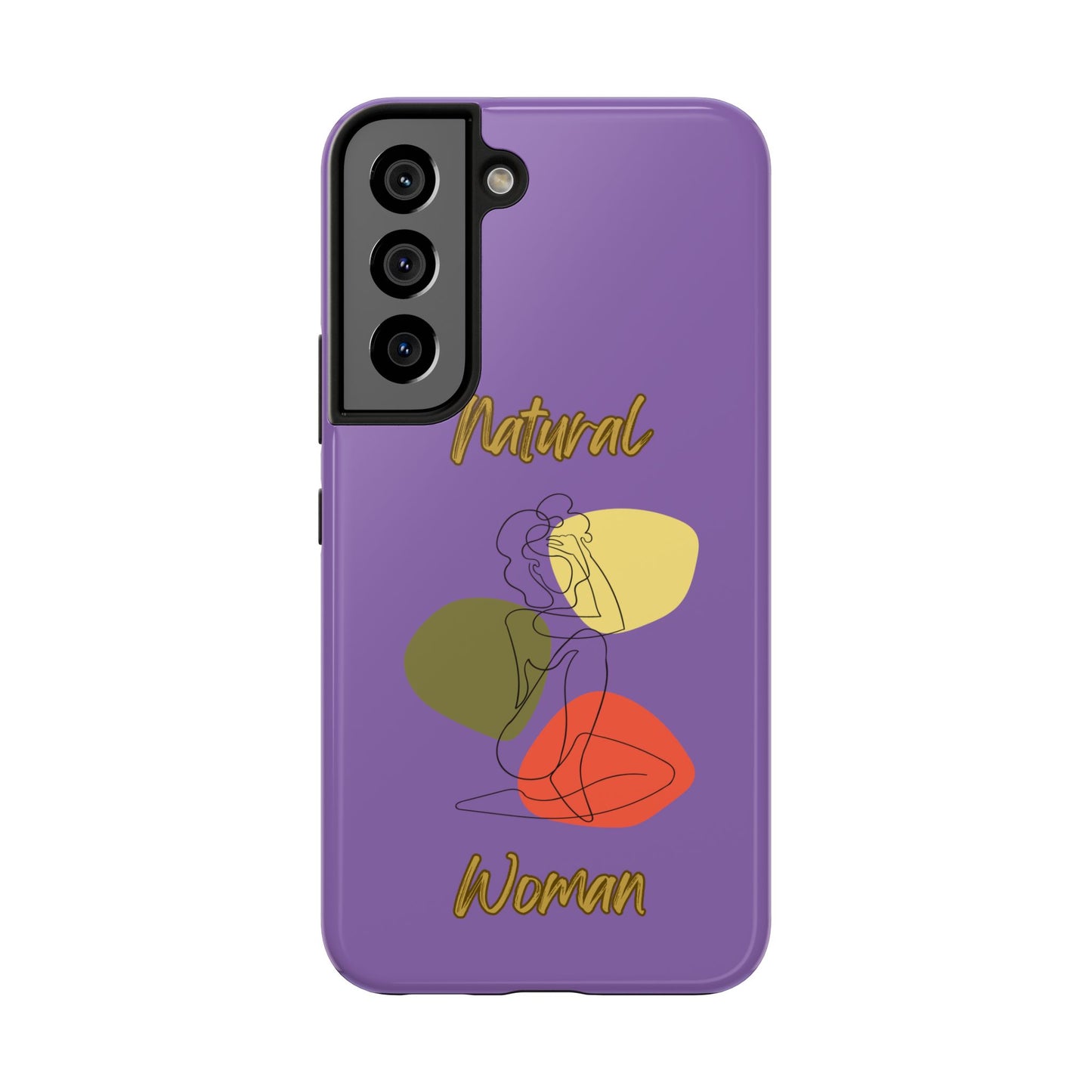 Natural Woman Colorful Pose (BL)Tough Phone Cases LIGHT PURPLE