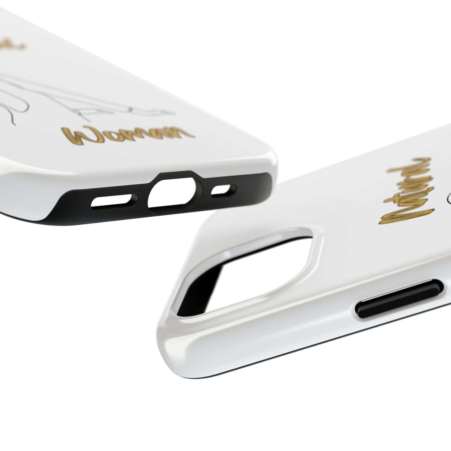 Natural Woman Hands Free (BL)Tough Phone Cases WHITE