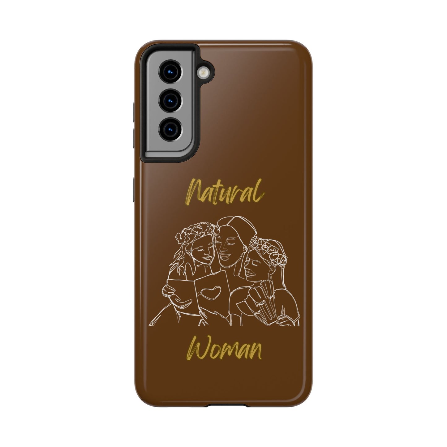Natural Woman Me & My Girls (WL)Tough Phone Cases BROWN