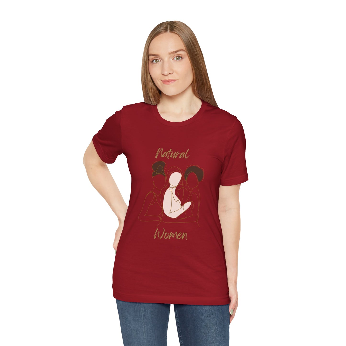 Natural Woman Friends Short Sleeve T-Shirt