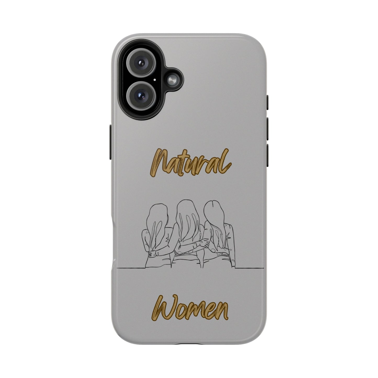 Natural Woman Loving Friends (BL)Tough Phone Cases LIGHT GREY