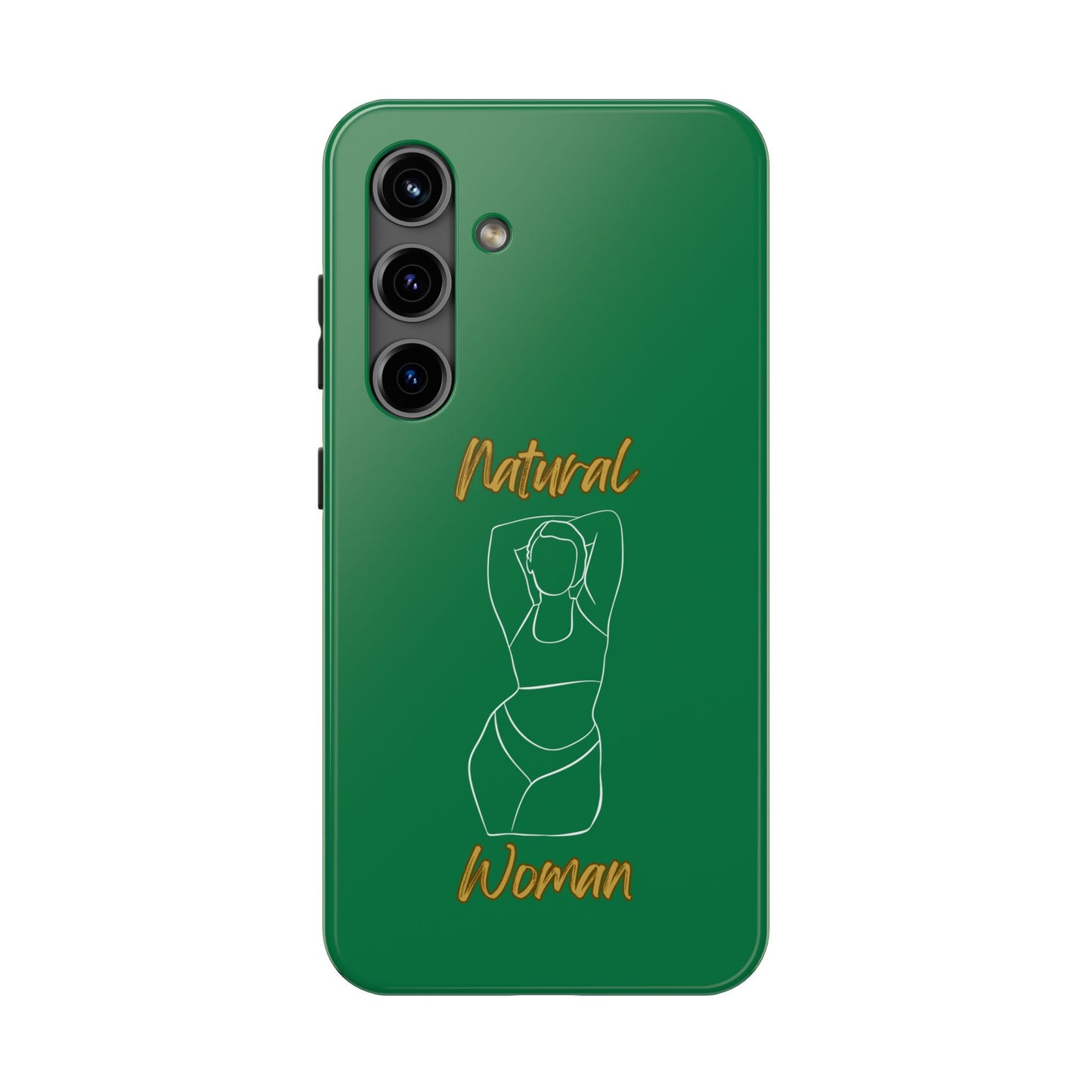 Natural Woman I Love Me (WL)Tough Phone Cases DARK GREEN