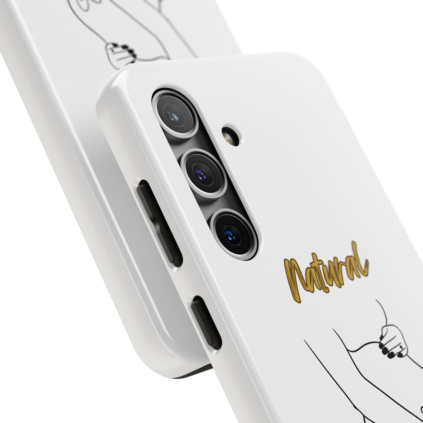 Natural Woman Loved In & Out (BL)Tough Phone Cases WHITE