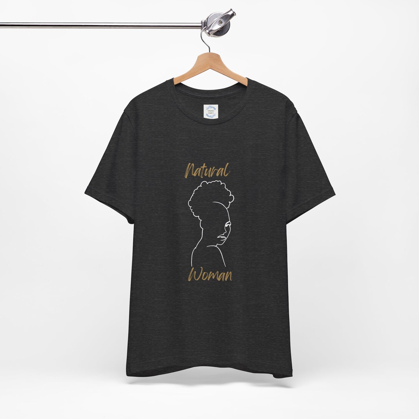 Natural Woman Twist Afro (WL) Short Sleeve T-Shirt