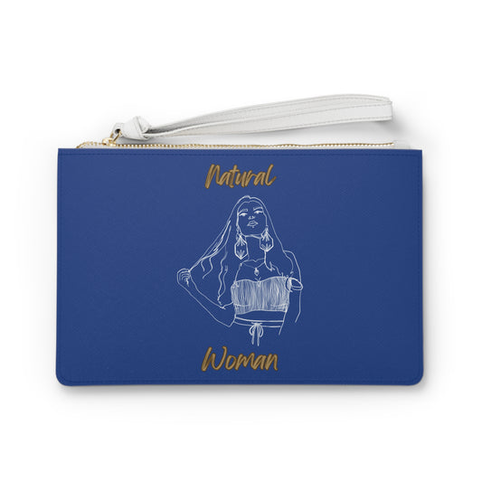 Natural Woman Thinking (WL) Clutch Bag DARK BLUE