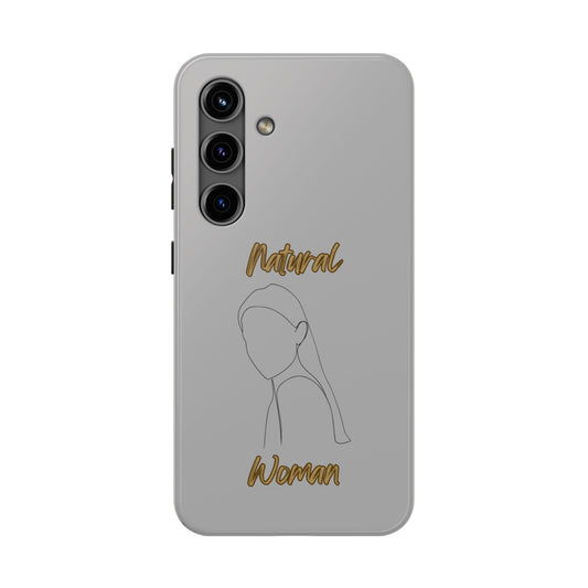 Natural Woman Tilted Look (BL) Tough Phone Cases LIGHT GREY