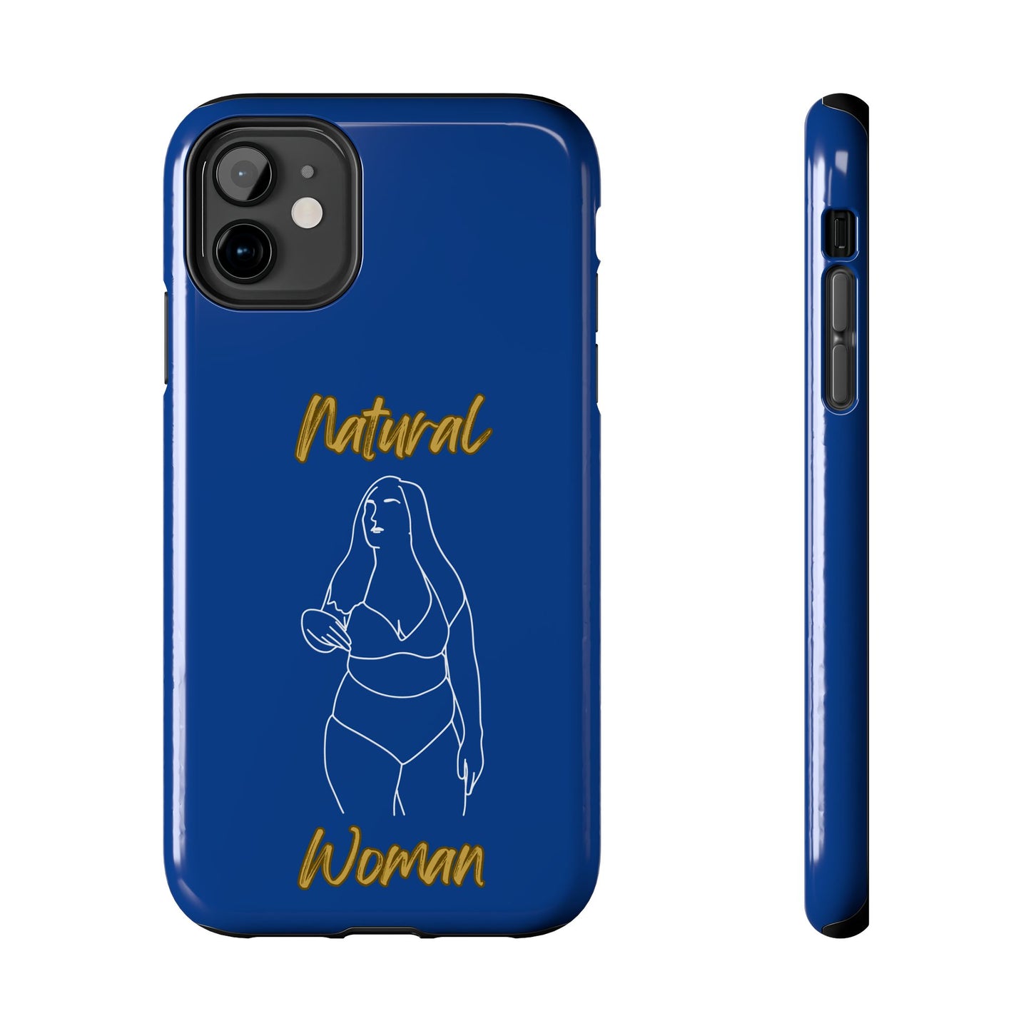 Natural Woman Full Beauty (WL)Tough Phone Cases DARK BLUE