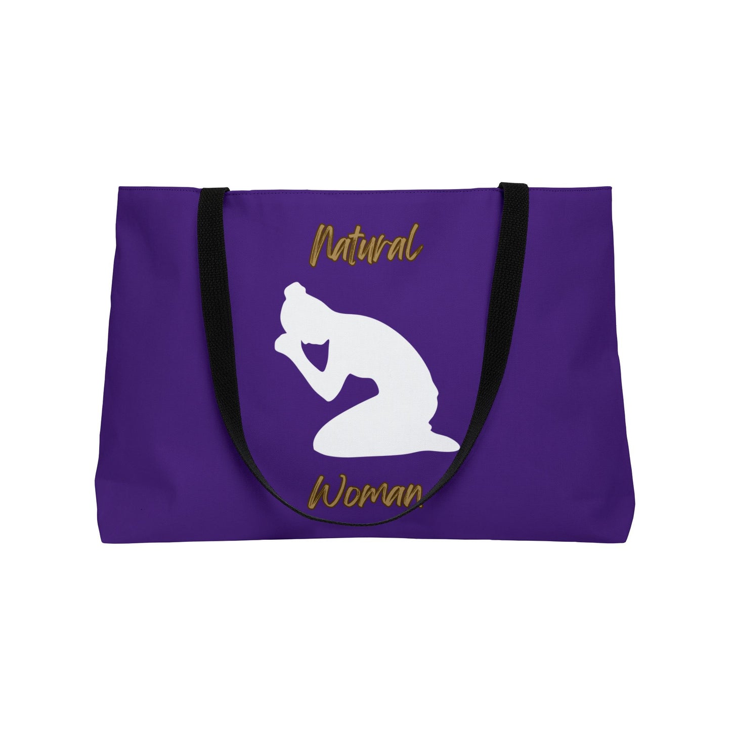 Natural Woman Pray (WL) Weekender Tote Bag PURPLE